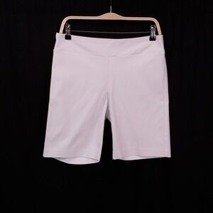 J.McLaughlin Masie 9" Bermuda Shorts Women 12‎ Wrinkle Resistant Stretch Shaping